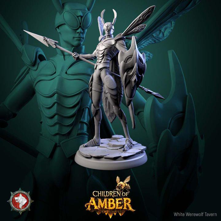 Drone Warriors - Children of Amber - Unpainted Miniature