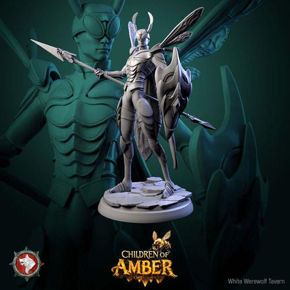 Drone Warriors - Children of Amber - Unpainted Miniature