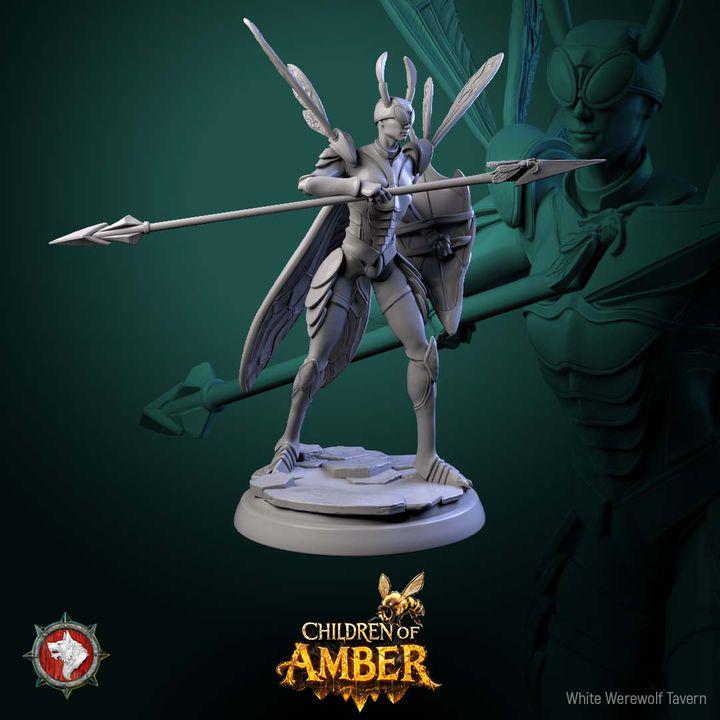 Drone Warriors - Children of Amber - Unpainted Miniature