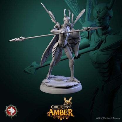 Drone Warriors - Children of Amber - Unpainted Miniature