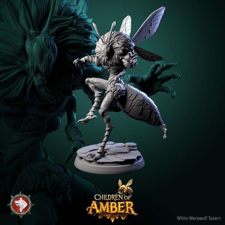 Hive Horrors - Children of Amber - Unpainted Miniature