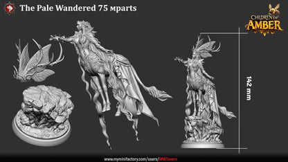 Pale Wanderer, Centaur Dryad - Unpainted Miniature