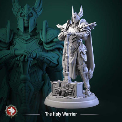 Holy Warrior, Divine Paladin - Unpainted Miniature