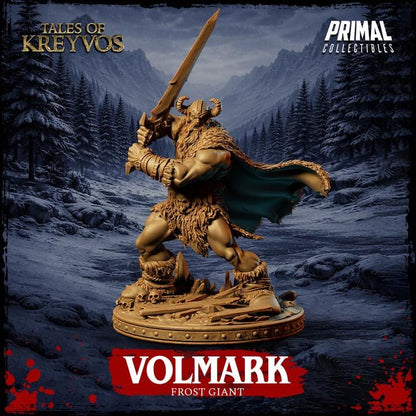 Frost Giant, Volmark - Tales of Kreyvos - Unpainted Miniature