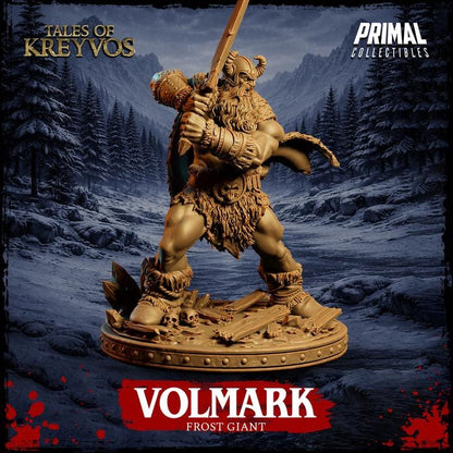 Frost Giant, Volmark - Tales of Kreyvos - Unpainted Miniature
