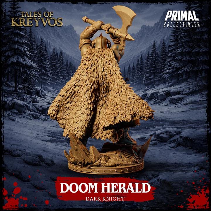 Doom Herald - Tales of Kreyvos - Unpainted Miniature