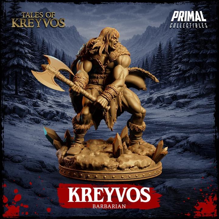Northman - Tales of Kreyvos - Unpainted Miniature