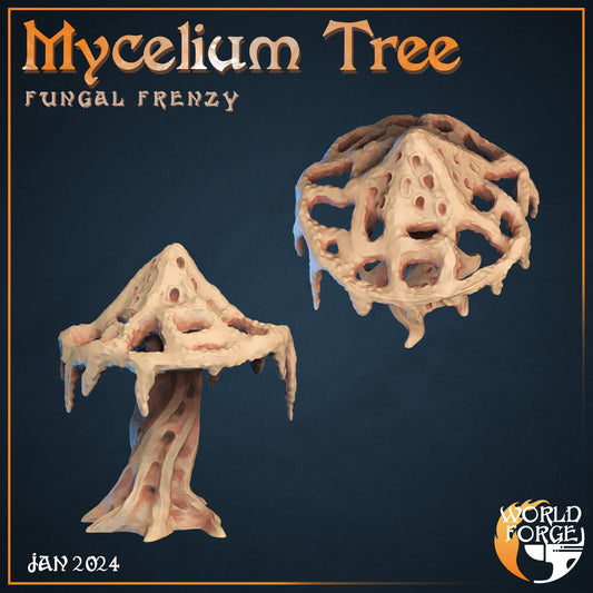 Big Mycelium Tree - Fungal Frenzy Collection - Unpainted Miniature