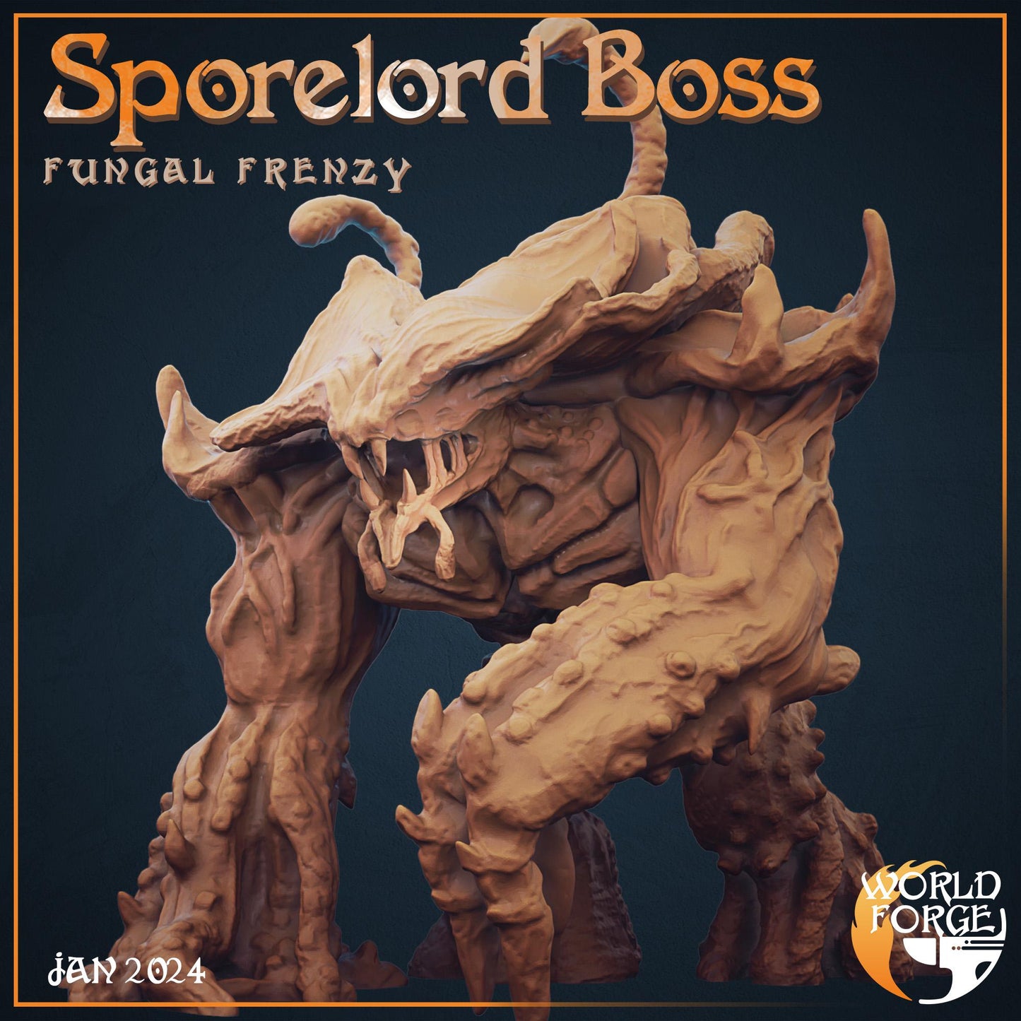 Sporelord Boss - Fungal Frenzy Collection - Unpainted Miniature