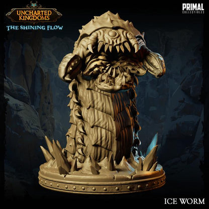 Ice Worm - Uncharted Kingdoms - Unpainted Miniature