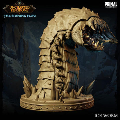 Ice Worm - Uncharted Kingdoms - Unpainted Miniature