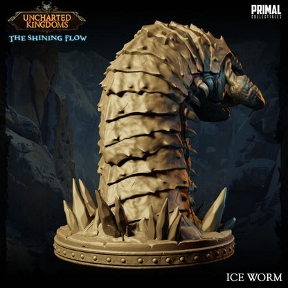 Ice Worm - Uncharted Kingdoms - Unpainted Miniature