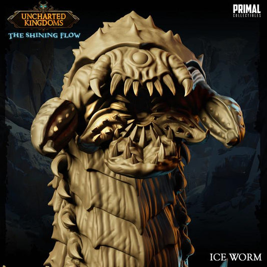 Ice Worm - Uncharted Kingdoms - Unpainted Miniature