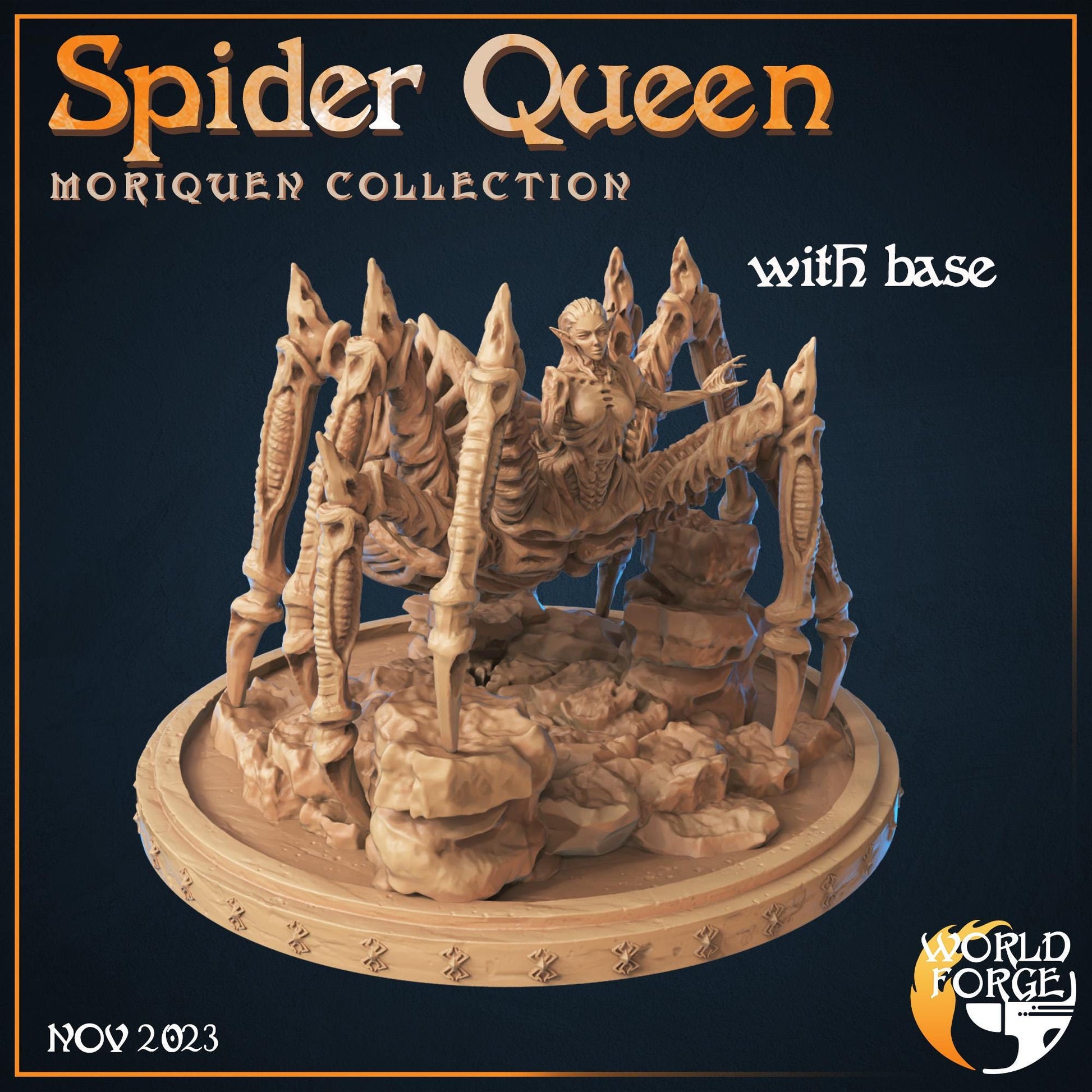 Spider Queen - Moriquen Collection - Unpainted Miniature