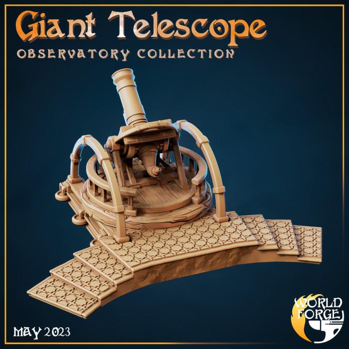 Giant Telescope - Observatory Collection - Unpainted Miniature