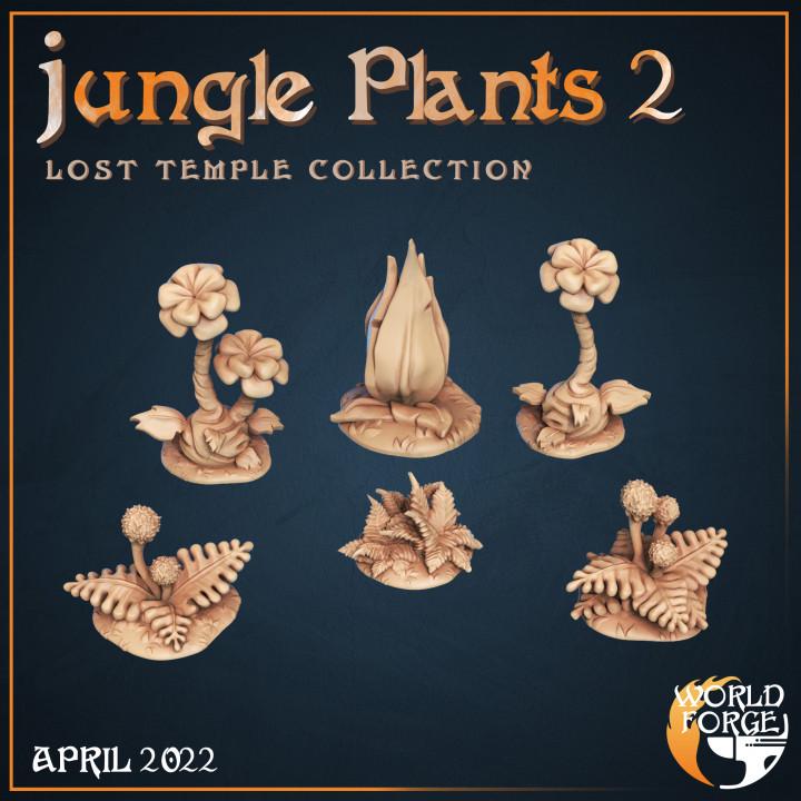 Jungle Plants - Lost Temple Collection - Unpainted Miniature