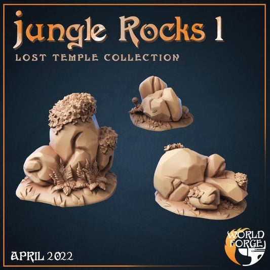 Jungle Rocks - Lost Temple Collection - Unpainted Miniature