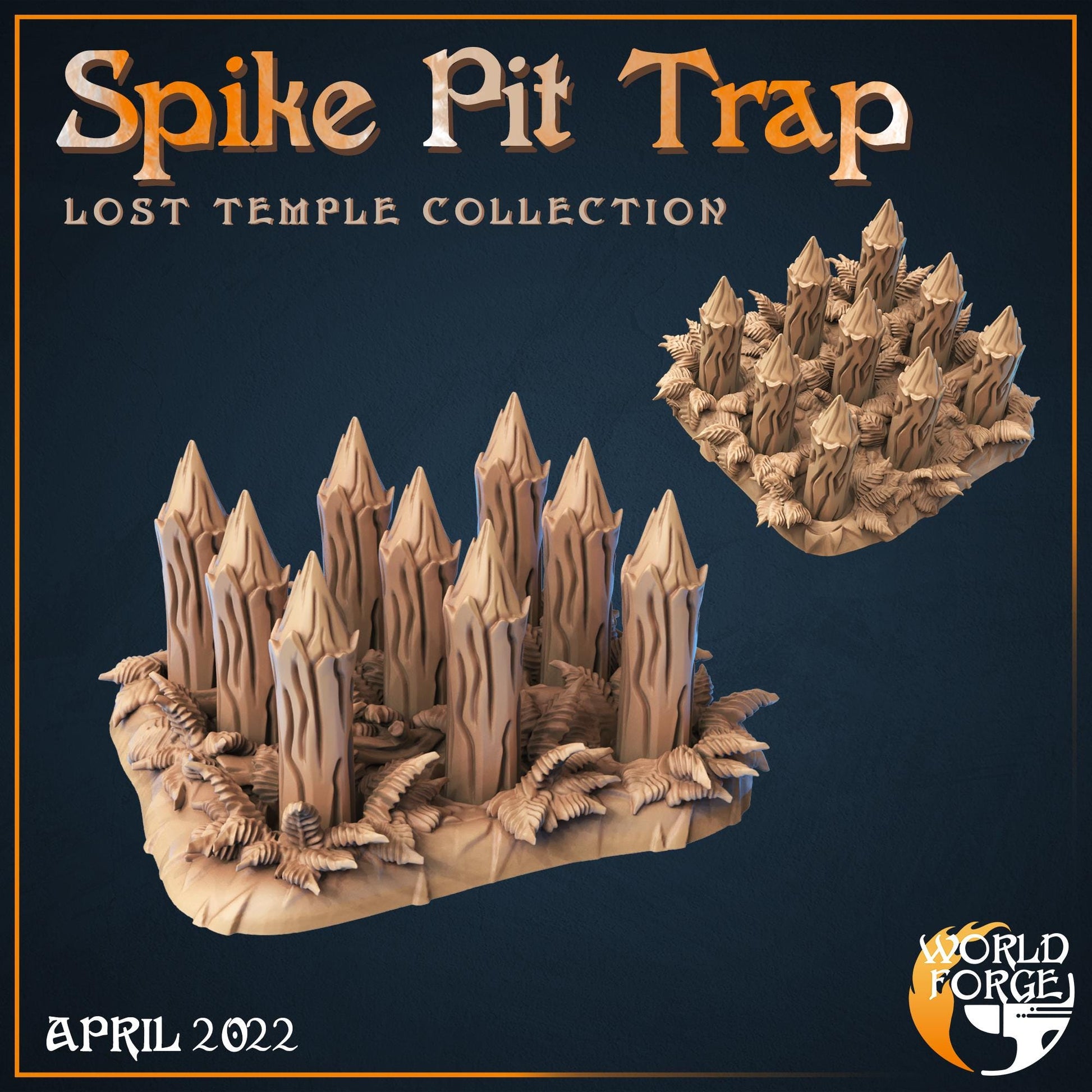 Spike Wall Trap - Lost Temple Collection - Unpainted Miniature