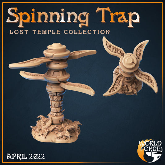 Spinning Blade Trap - Lost Temple Collection - Unpainted Miniature