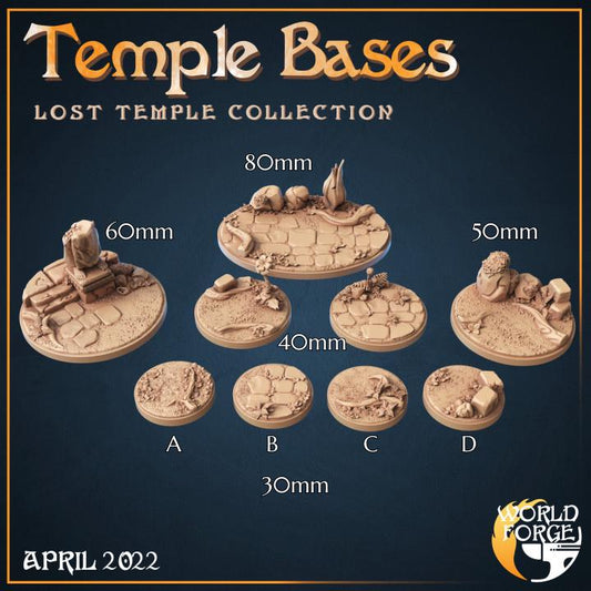 Bases - Jungle Temple Collection - Unpainted Miniature