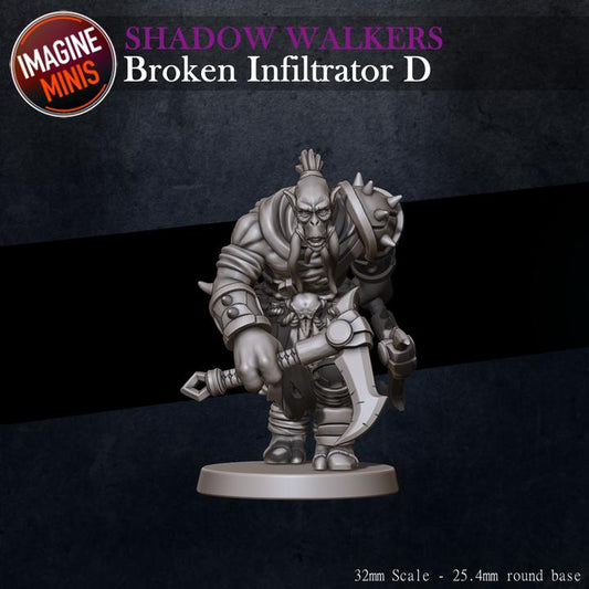 Broken Infiltrator, D - Shadow Walkers Set - Unpainted Miniature