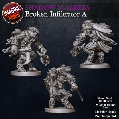 Broken Infiltrator, A - Shadow Walkers Set - Unpainted Miniature