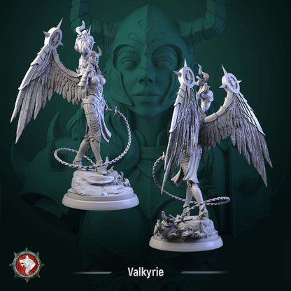 Valkyrie, Celestial Warrior - Unpainted Miniature