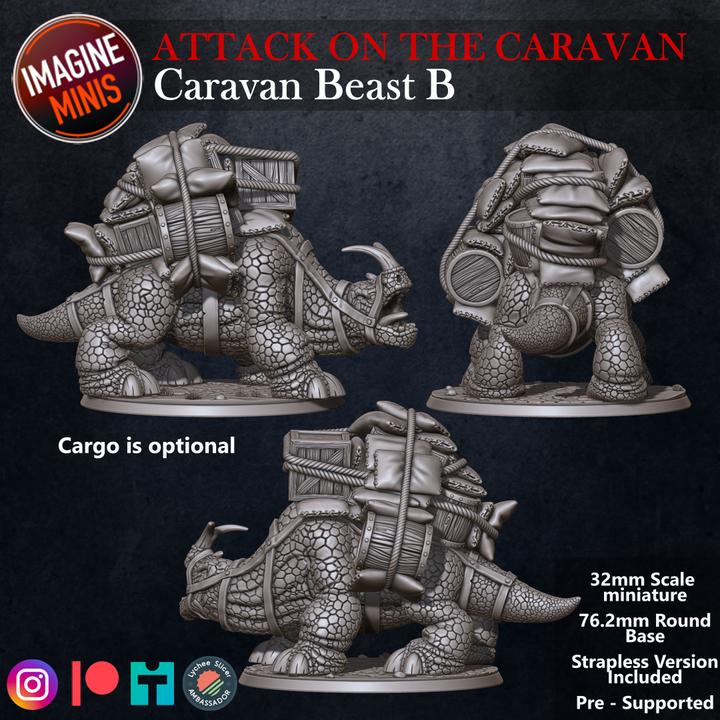 Caravan Beast - Unpainted Miniature
