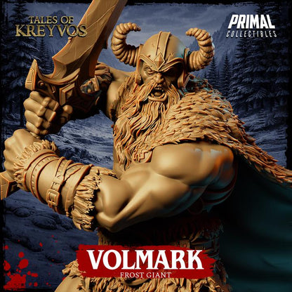 Frost Giant, Volmark - Tales of Kreyvos - Unpainted Miniature
