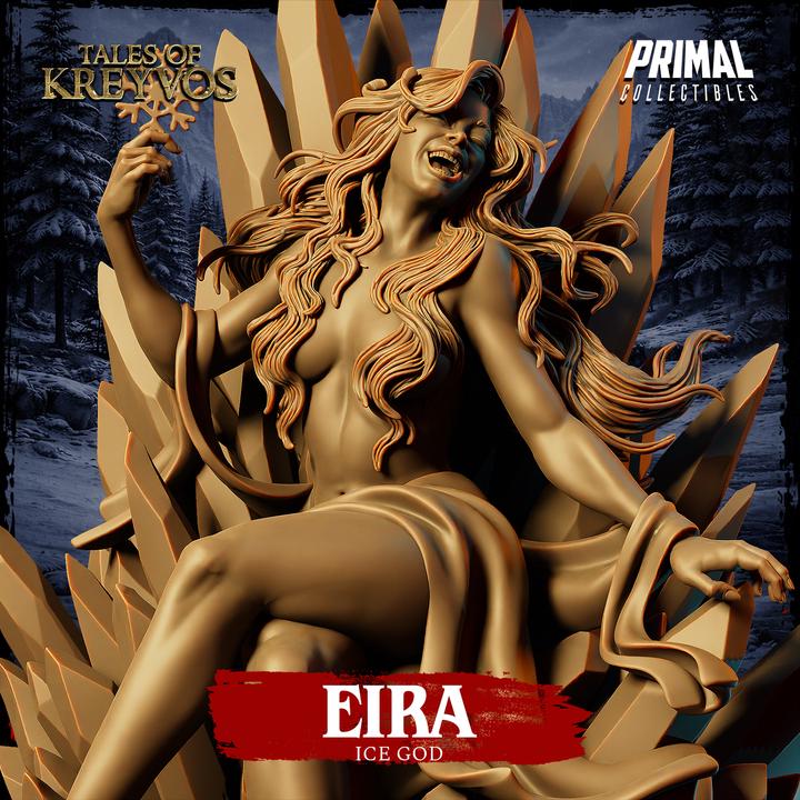 Eira, Ice Queen - Tales of Kreyvos - Unpainted Miniature