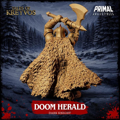 Doom Herald, Tales of Kreyvos - Unpainted Miniature Bust