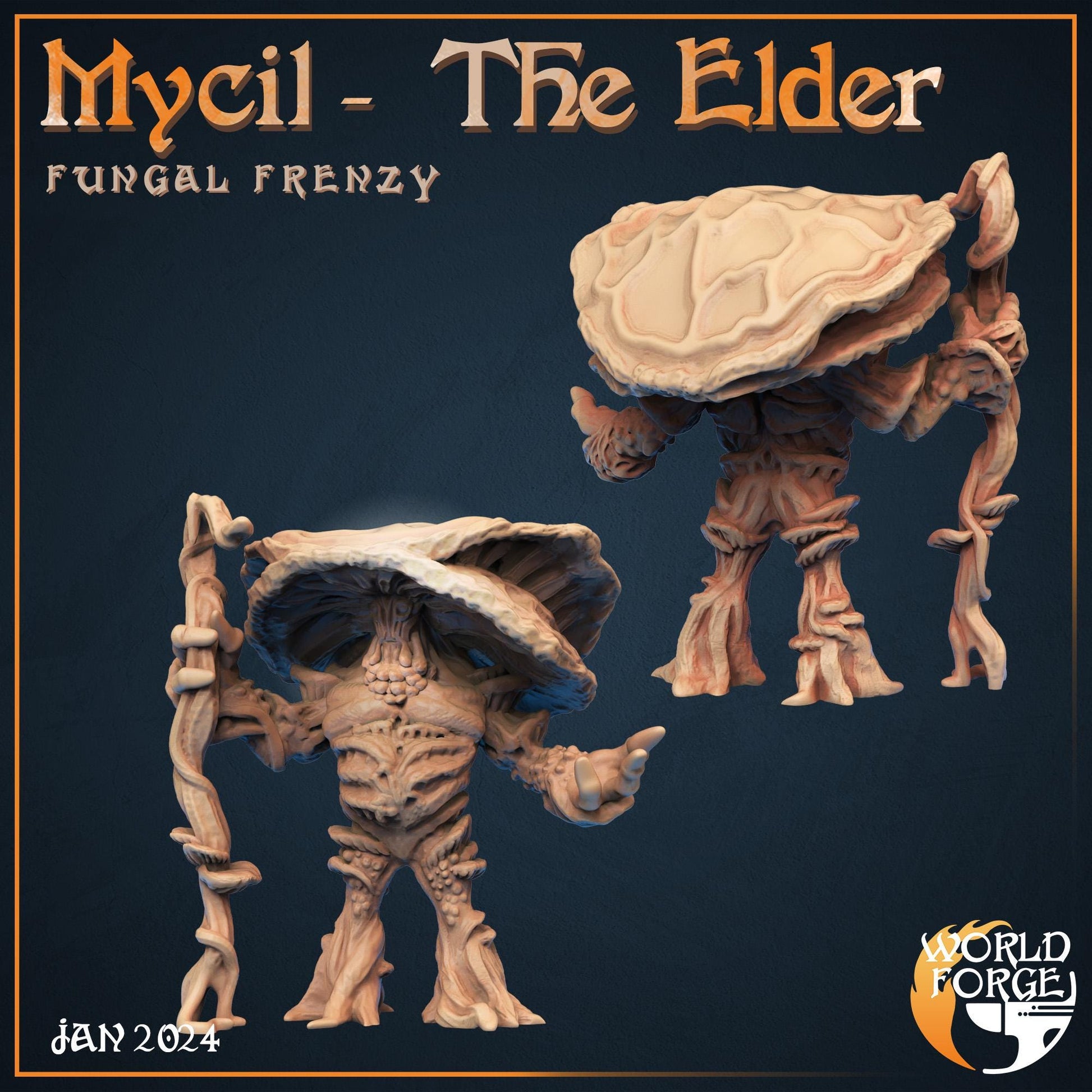 Mycil Elder - Fungal Frenzy Collection - Unpainted Miniature