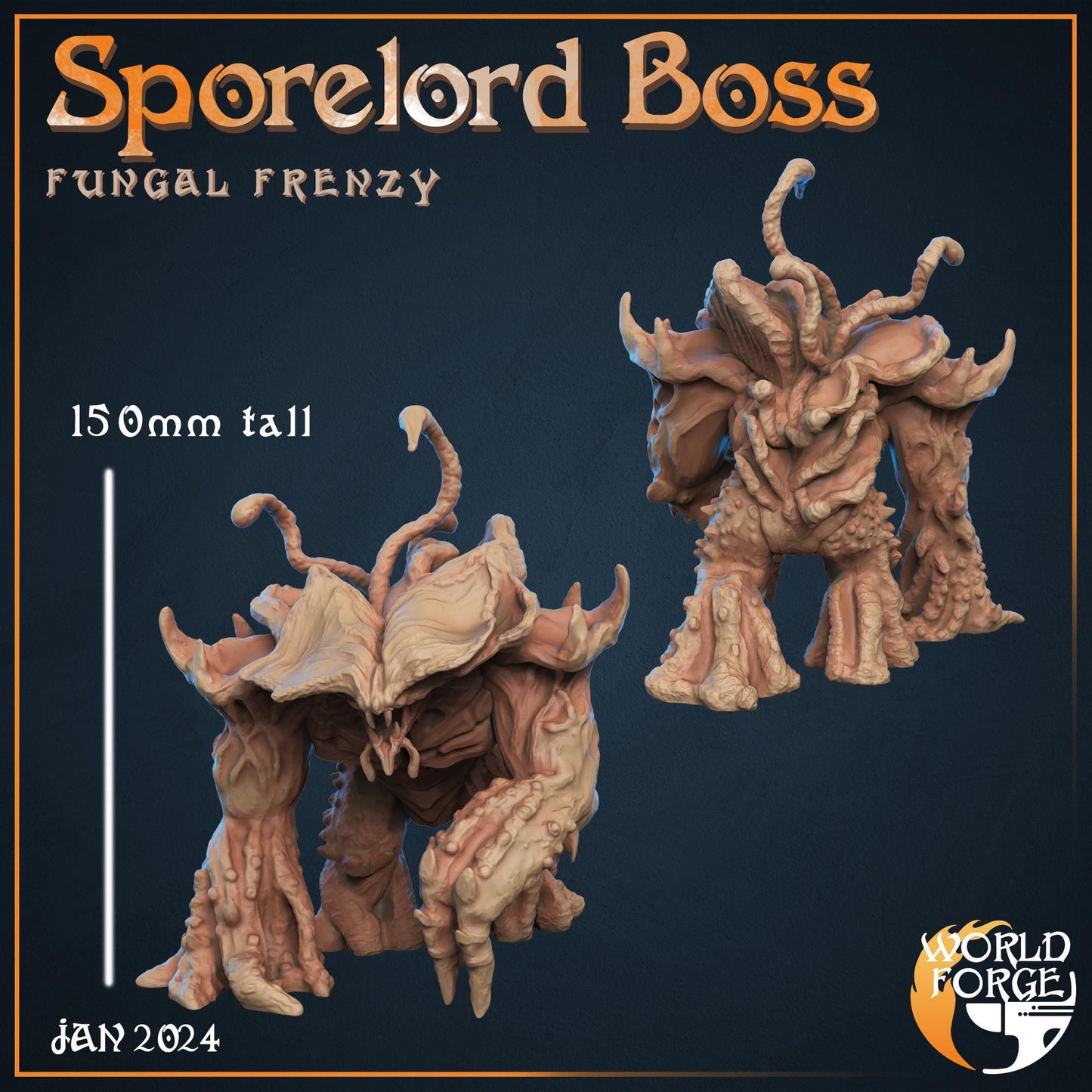 Sporelord Boss - Fungal Frenzy Collection - Unpainted Miniature