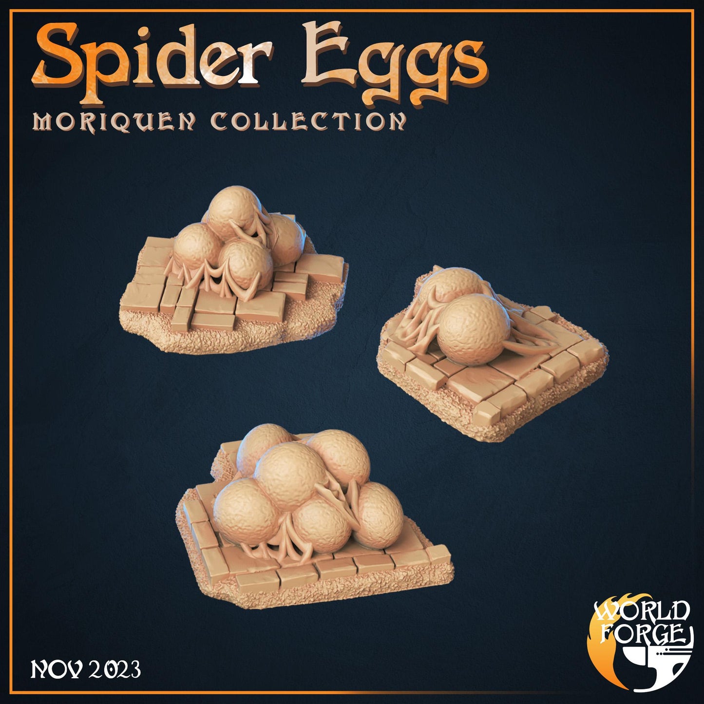 Spider Eggs - Moriquen Collection - Unpainted Miniature
