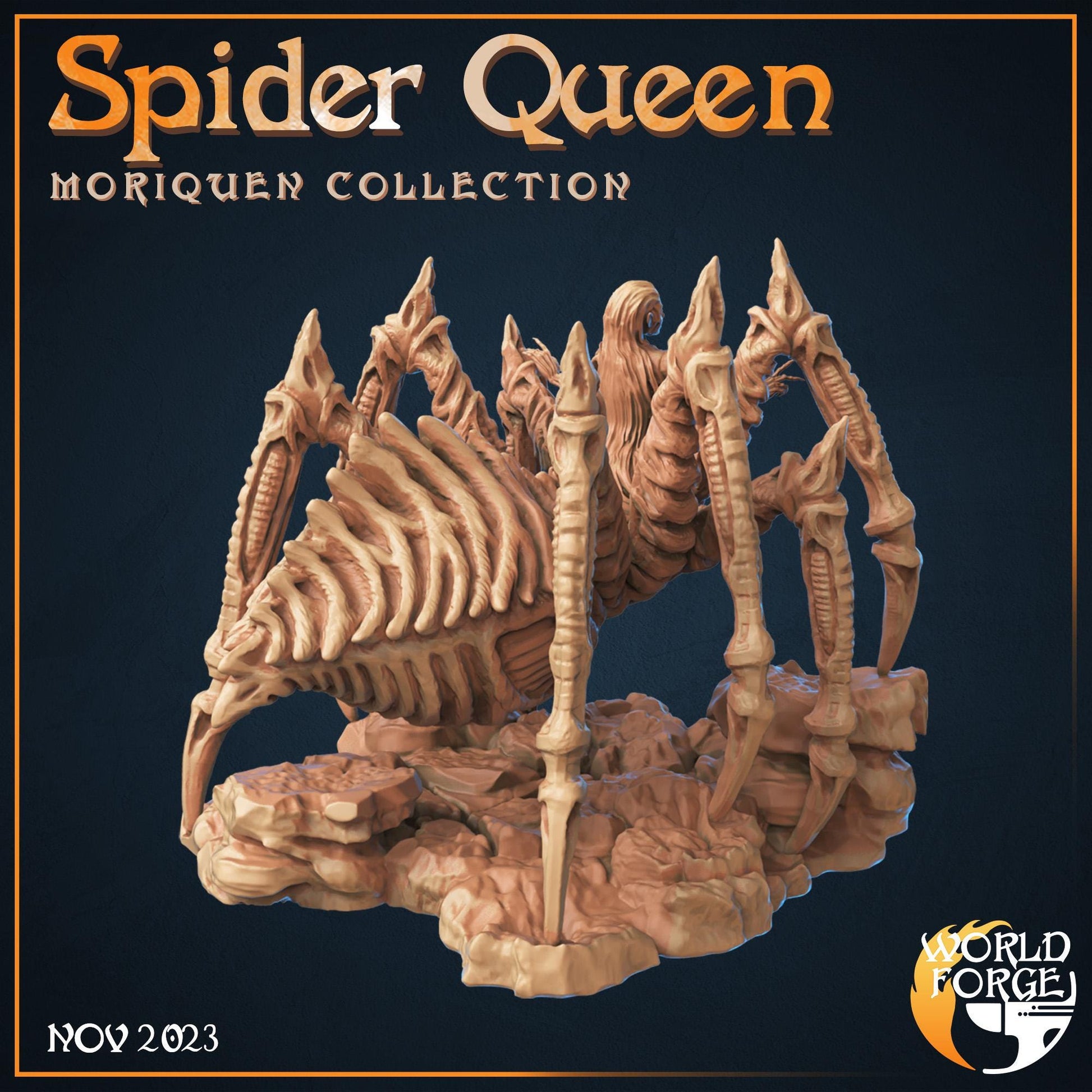 Spider Queen - Moriquen Collection - Unpainted Miniature