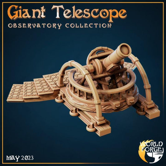 Giant Telescope - Observatory Collection - Unpainted Miniature