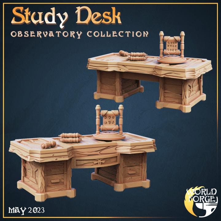 Study Shelf - Observatory Collection - Unpainted Miniature