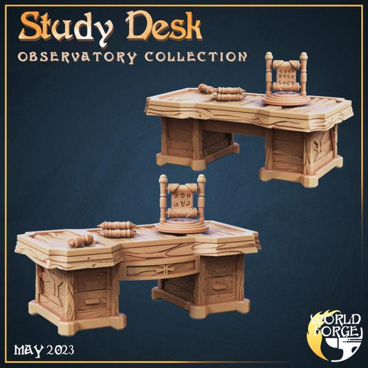 Study Shelf - Observatory Collection - Unpainted Miniature