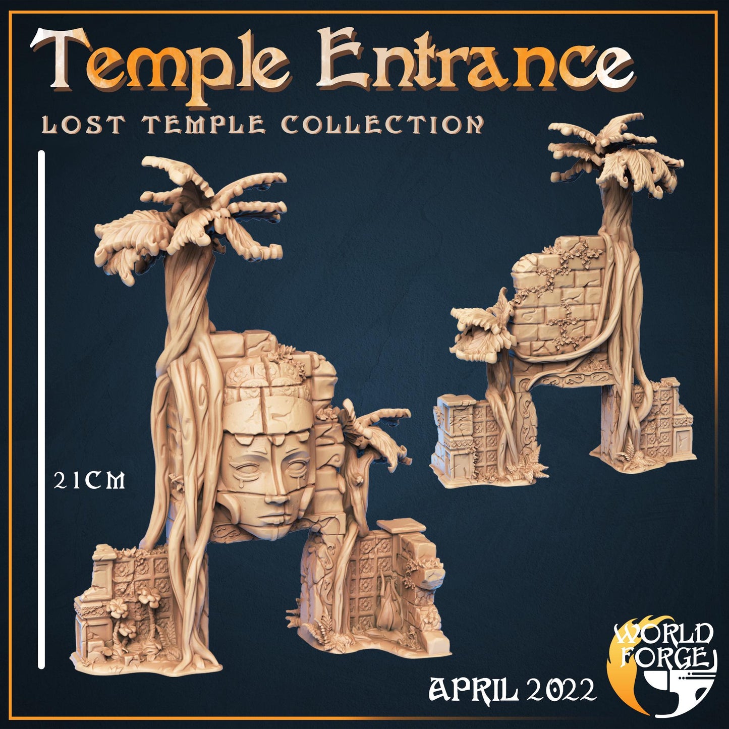 Temple Entrance - Lost Temple Collection - Unpainted Miniature