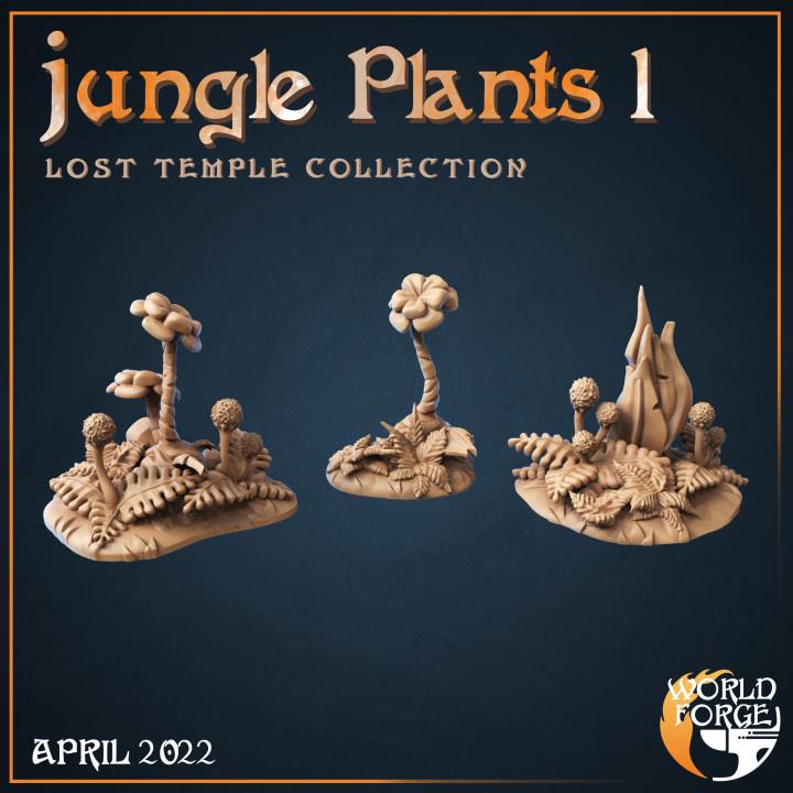 Jungle Plants - Lost Temple Collection - Unpainted Miniature