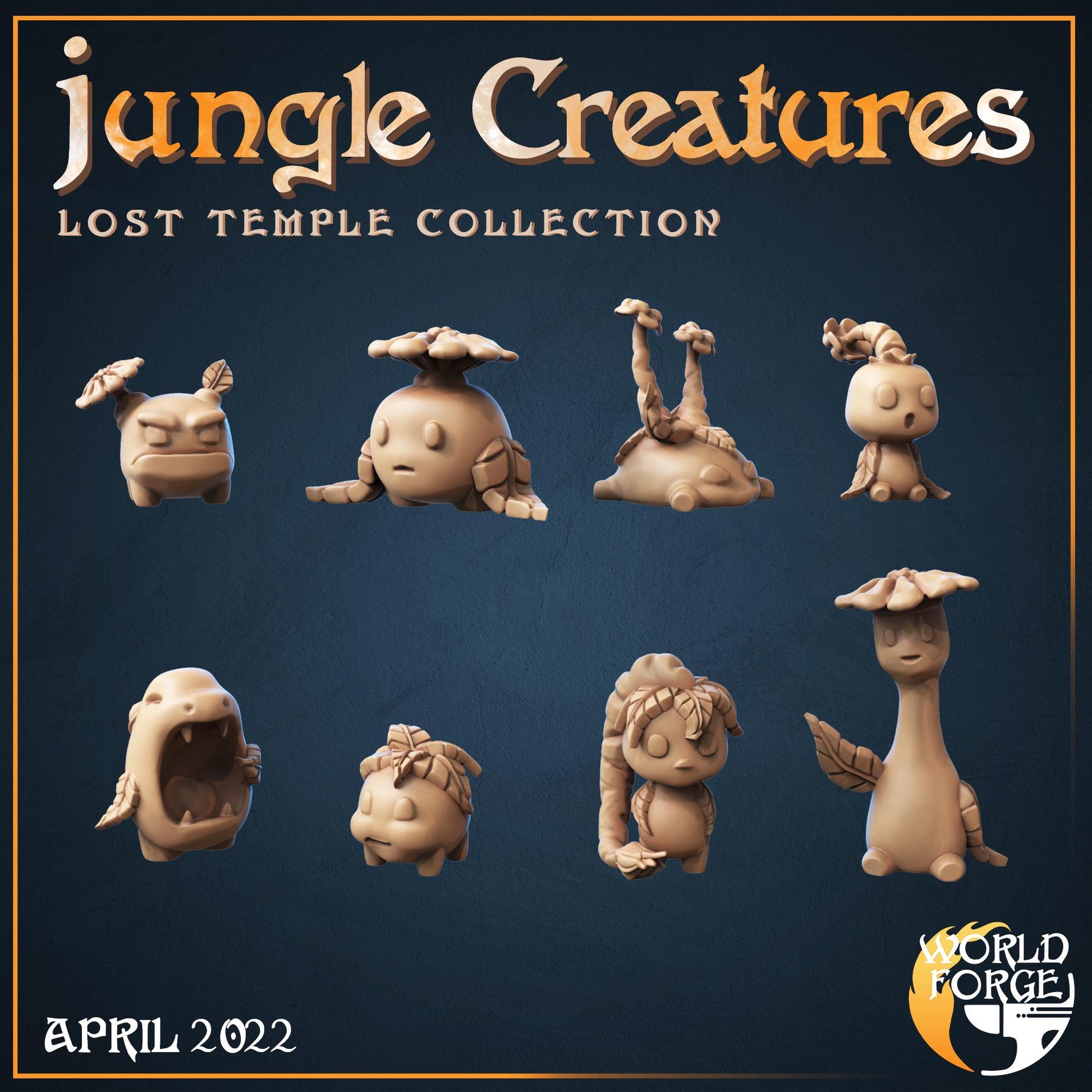 Jungle Creatures - Lost Temple Collection - Unpainted Miniature