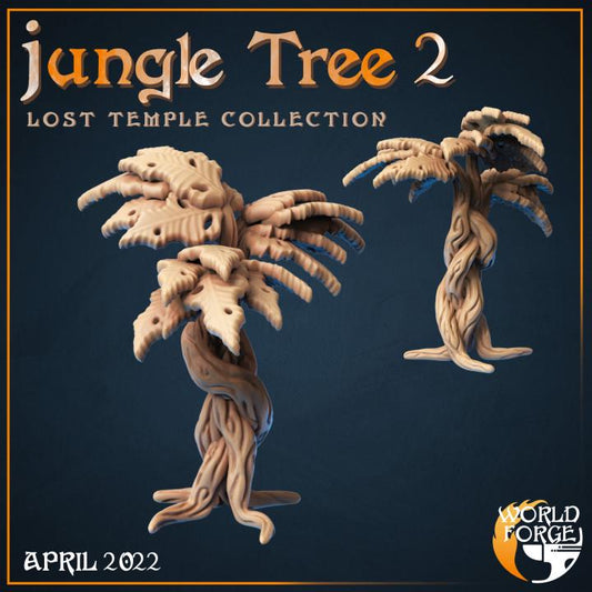 Jungle Tree, Pose 2 - Lost Temple Collection - Unpainted Miniature