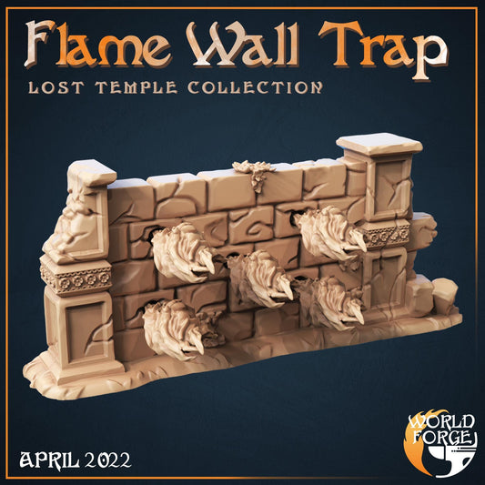 Wall Trap, 2 Variants - Lost Temple Collection - Unpainted Miniature