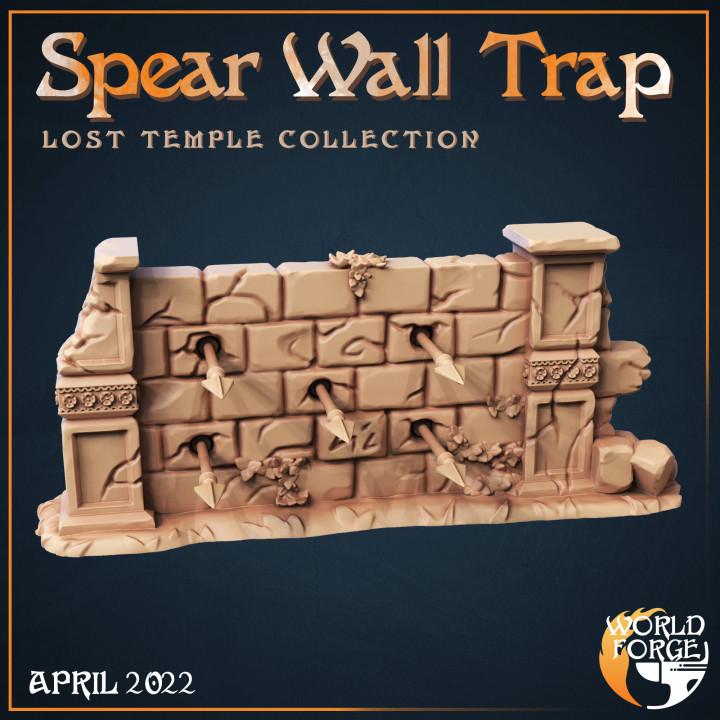Wall Trap, 2 Variants - Lost Temple Collection - Unpainted Miniature