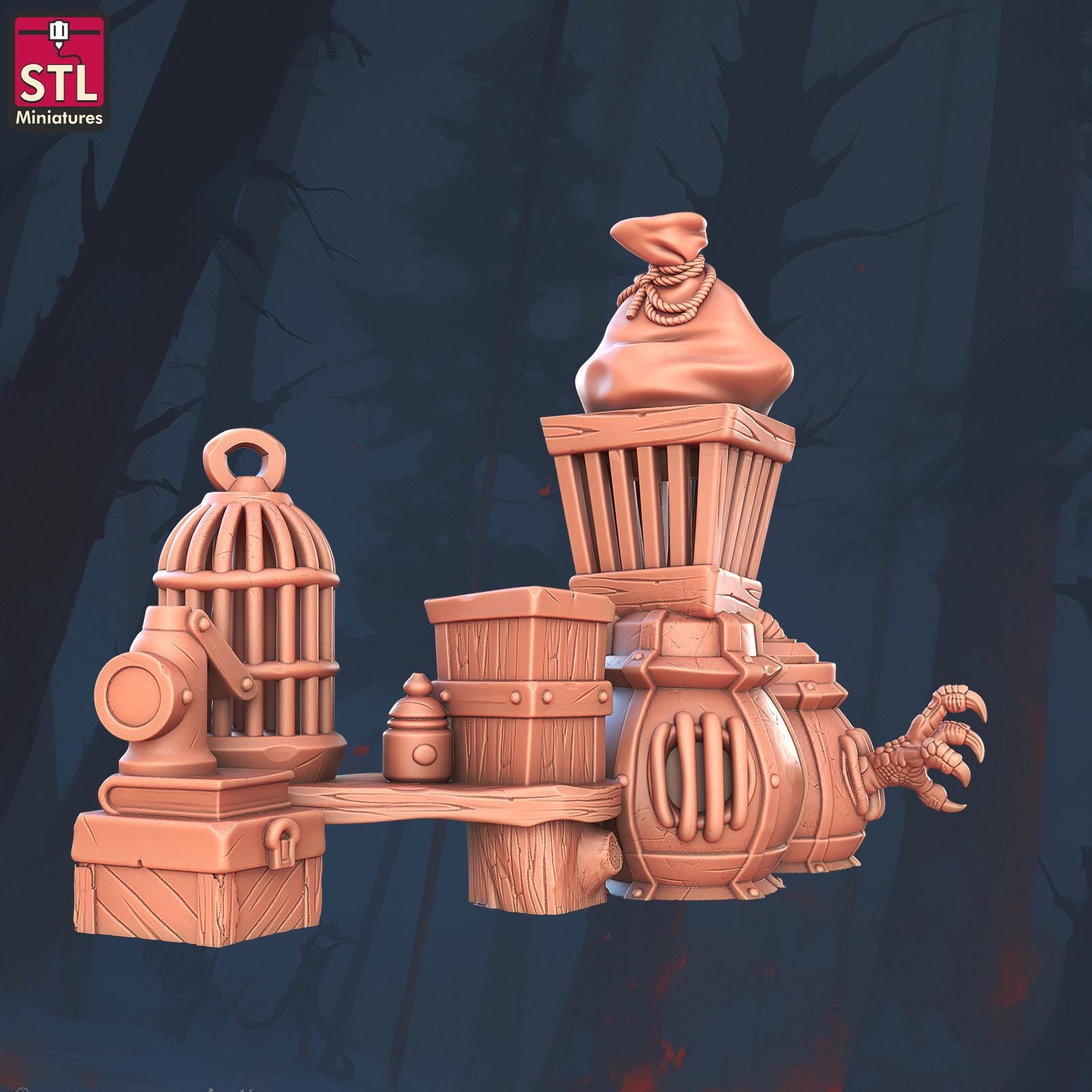 Goblin Market Set - Townsfolk Miniatures