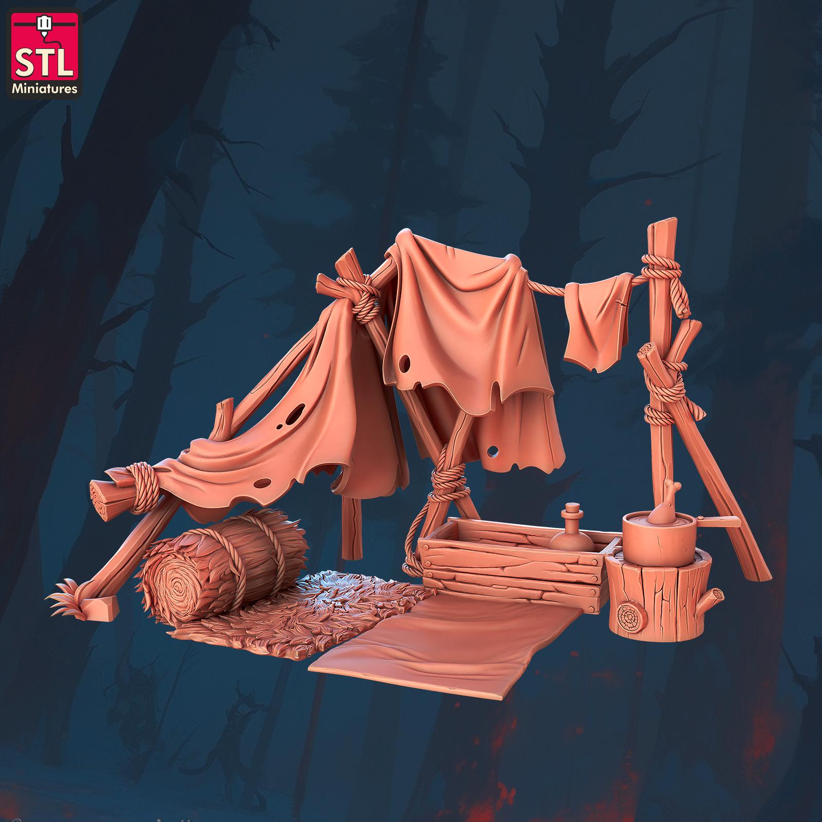 Refugee Caravan Set - Townsfolk Miniatures