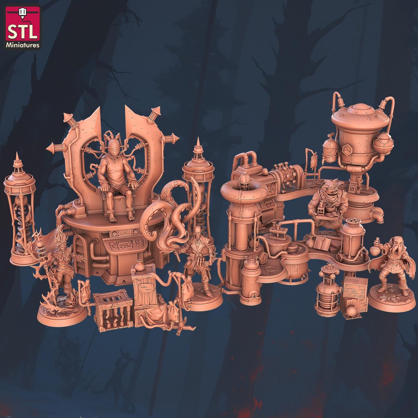 Dark Alchemy Set - Townsfolk Miniatures