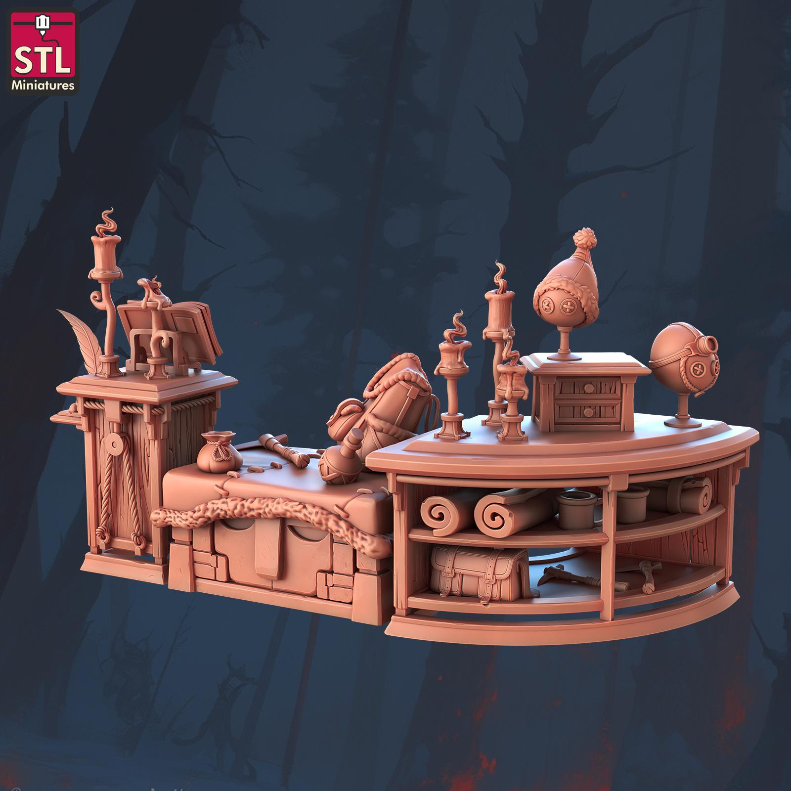 Mountain Climber Set - Townsfolk and Merchant Miniatures