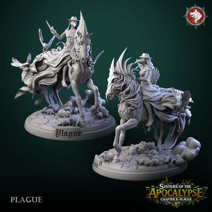 Plague, Apocalyptic Horseman - Unpainted Miniature