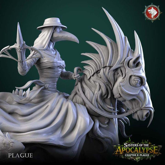 Plague, Apocalyptic Horseman - Unpainted Miniature